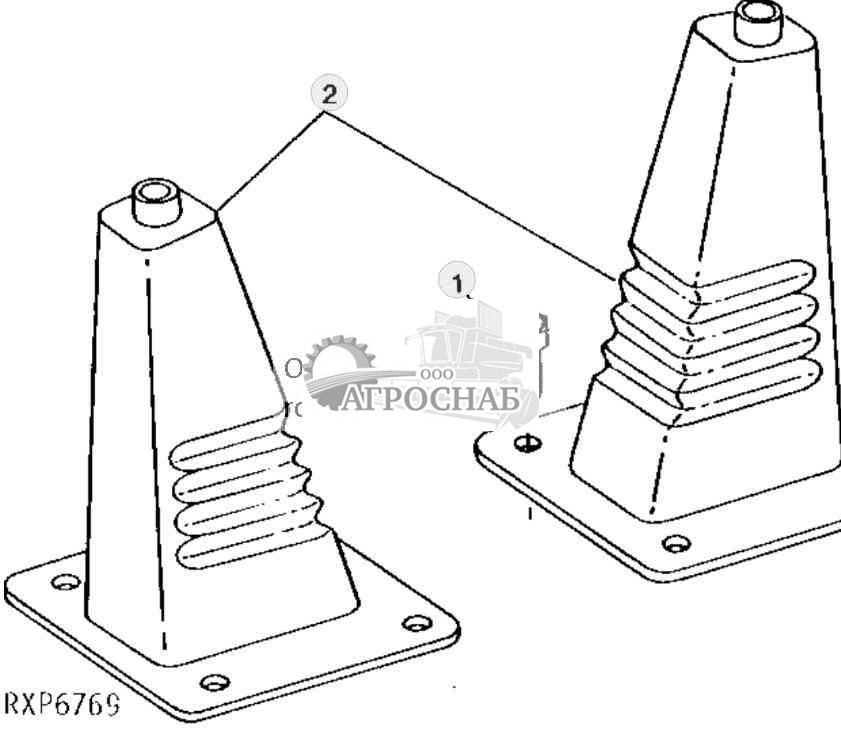 SHIFTER ROD BOOT SGB 